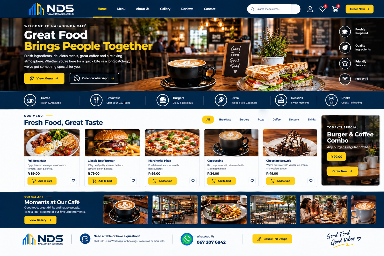 Restaurant demo